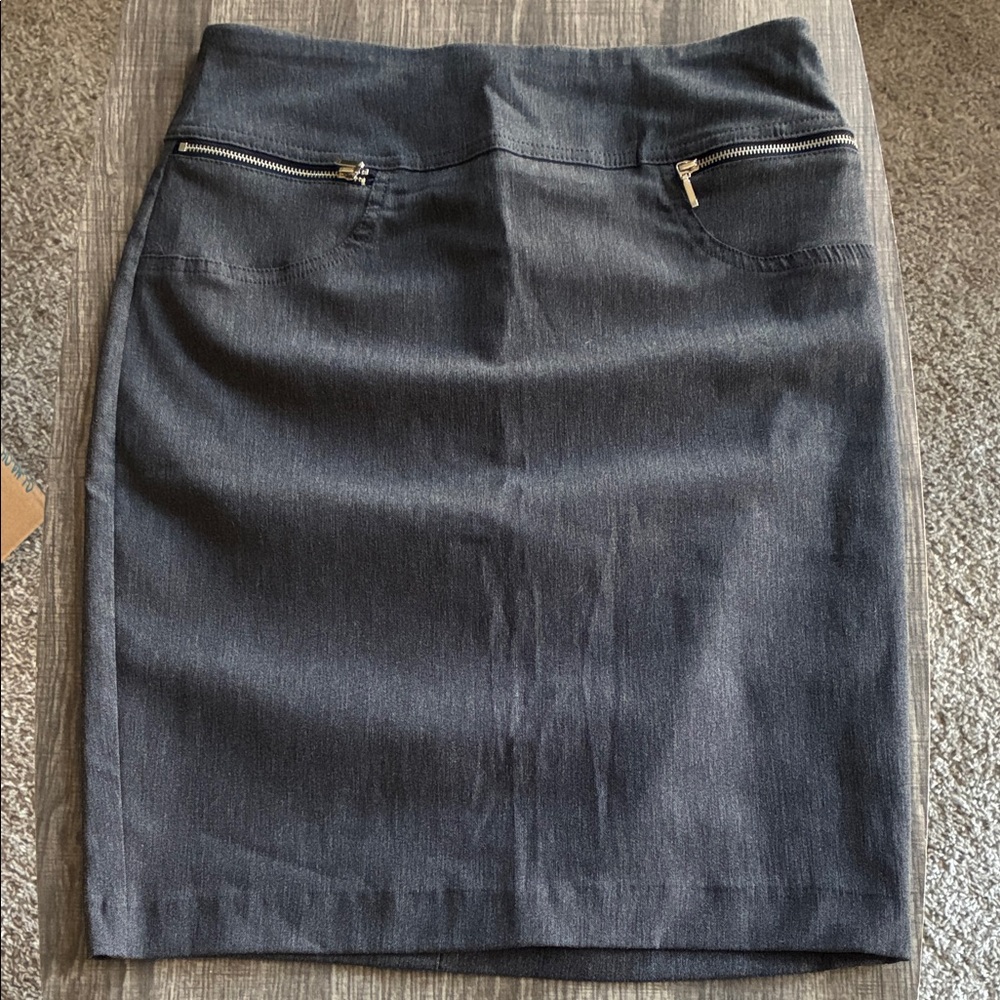 Joe B Charcoal Pencil Skirt